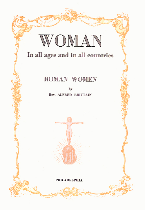 (image for) WOMAN In All Ages and In All Countries, Roman Women, Vol. 2. - Click Image to Close